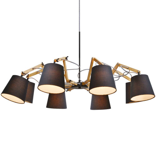 подвесная люстра arte lamp pinoccio a5700lm-8bk в Череповце