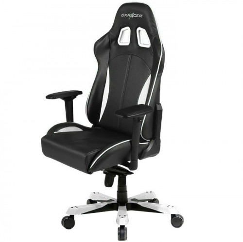 кресло геймерское dxracer king ks57 черно-белое в Череповце