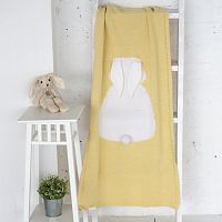 плед зайка 60*120 св.желтый+белый в Череповце