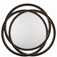 зеркало круглое черное большое диаметр 120 см round s в Череповце