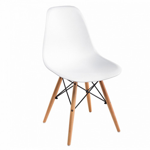 стул деревянный eames pc-015 white в Череповце