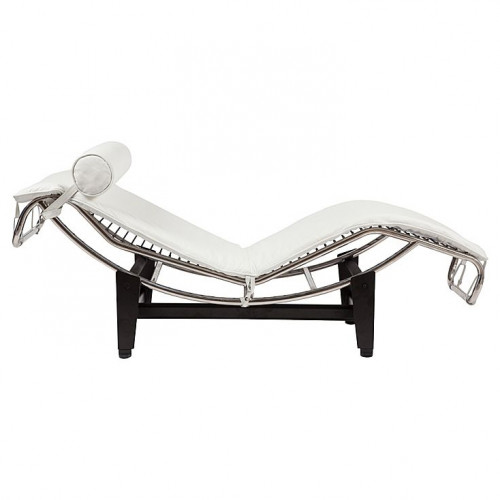 шезлонг chaise longue lc4 белый в Череповце