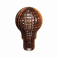 люстра лампочка ильича тёмное дерево тёмно коричневая в Череповце