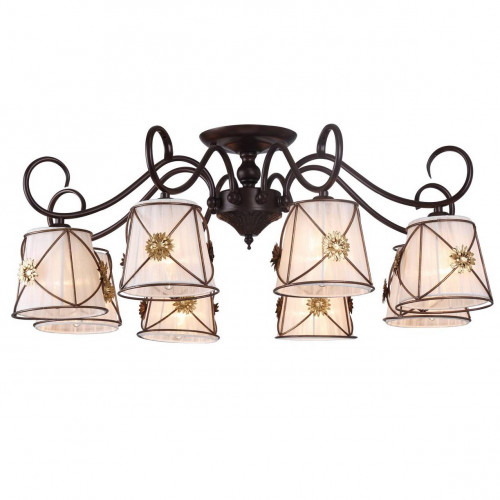 потолочная люстра arte lamp 72 a5495pl-8br в Череповце