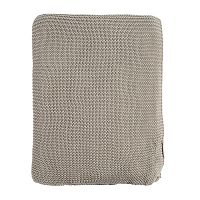 плед жемчужной вязки серого цвета в Череповце