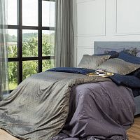 комплект постельного белья decoflux сатин 1.5 спальный twist dark в Череповце