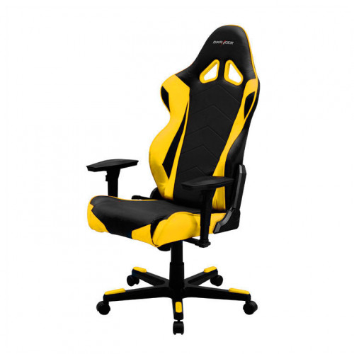 кресло геймерское dxracer racing re0 черно-желтое в Череповце