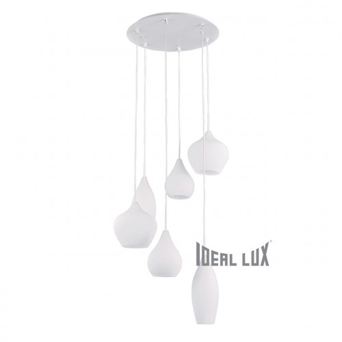 подвесная люстра ideal lux soft sp6 bianco в Череповце