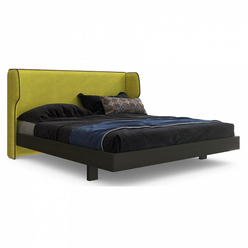 кровать полутораспальная 140x200 зеленая rich в Череповце