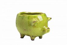 цветочный горшок pig planter зеленый в Череповце