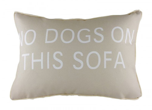 подушка с надписью no dogs on this sofa в Череповце