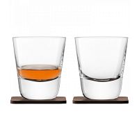 набор из 2 стаканов arran whisky с деревянными подставками 250 мл в Череповце
