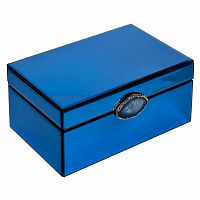 шкатулка синяя 26*9,5*17 см в Череповце