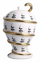 декоративная ваза с крышкой пьеро форназетти serpentino gold в Череповце