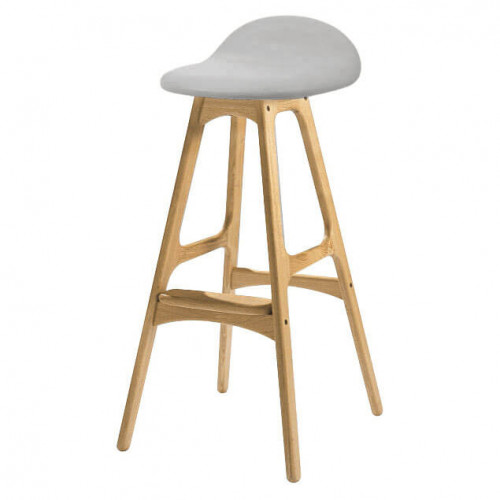 барный стул buch 3 светло-серый в Череповце