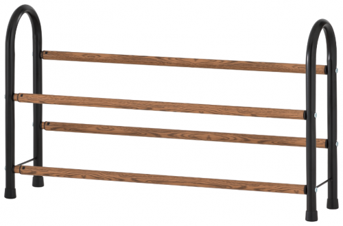 unistor broadway двухярусная этажерка для обуви раздвижная, 2-х ярусная полка подставка для обуви напольная в Череповце