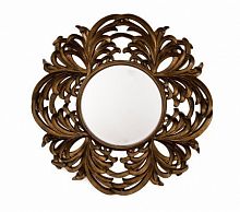 зеркало круглое большое в резной раме round leaf в Череповце