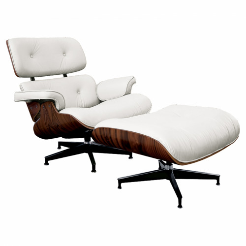 кресло lounge chair & ottoman белое в Череповце