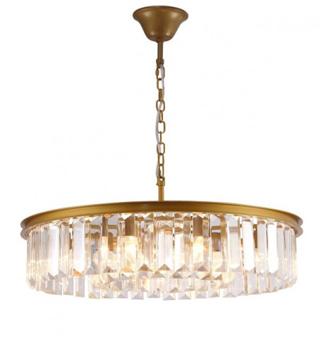 люстра prism bronze 80 латунь, прозрачное стекло в Череповце