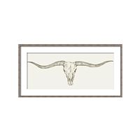 постер western skull mount коричневый в Череповце