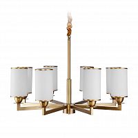 люстра brch9040-8 от delight collection белая/золото в Череповце
