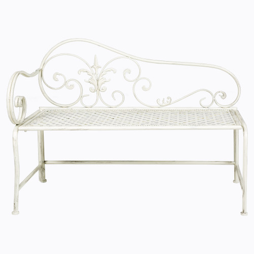 металлическая скамья «лемож» белая в Череповце