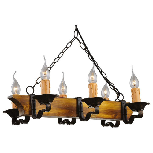 подвесная люстра arte lamp taverna a9525lm-6br в Череповце