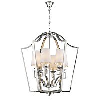 люстра presidential 6 от delight collection белая/никель в Череповце