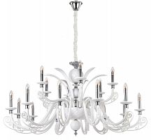 подвесная люстра crystal lux letisia sp12+6 white белая в Череповце