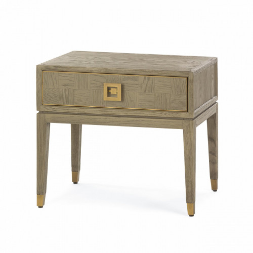 тумбочка прикроватная с ящиком серая pero в Череповце