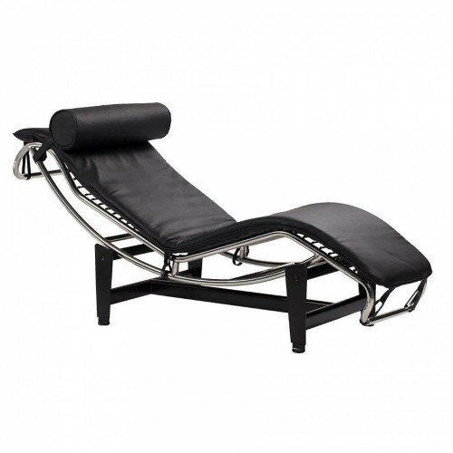 шезлонг chaise longue lc4 черный в Череповце