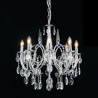 люстра md103908-8a от illuminati прозрачная/ хром в Череповце