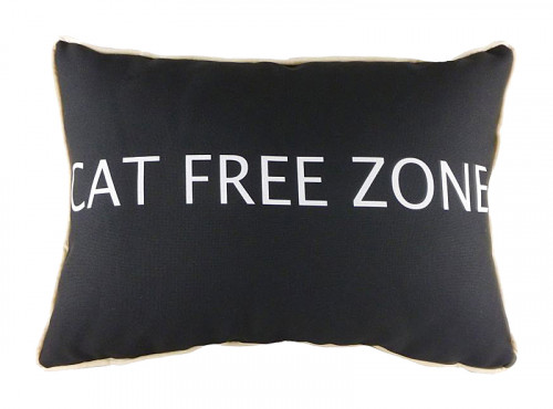 подушка с надписью cat free zone в Череповце