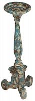 подсвечник состаренный фигурный голубой relic collection, 61 см в Череповце