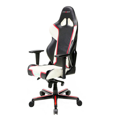 кресло геймерское dxracer racing черно-бело-красное в Череповце
