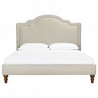 кровать двуспальная 120х200 бежевая cassis upholstered в Череповце