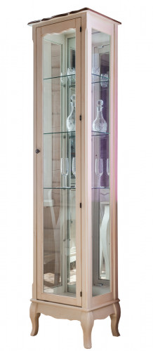 витрина mobilier de maison узкая высокая бежевая в Череповце