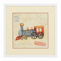 постер vintage locomotive разноцветный в Череповце