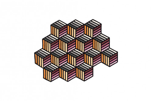 ковер parquet hexagon orange 203x153 от gan в Череповце