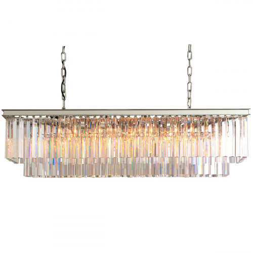 люстра odeon l110 silver серая, прозрачная в Череповце