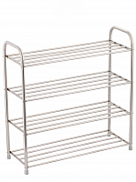 unistor grand четырех ярусная этажерка для обуви, 4-х ярусная полка подставка для обуви напольная в Череповце