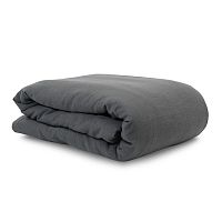 пододеяльник изо льна темно-серого цвета essential 150х200 в Череповце
