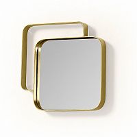 зеркало золотое квадратное со скругленными углами wol от la forma (ex julia grup) в Череповце