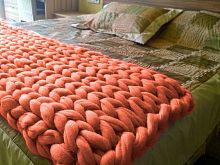 плед нежность коралловый малый в Череповце