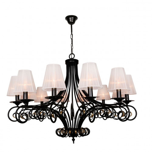 люстра дизайнерская insult белая с черным каркасом в Череповце