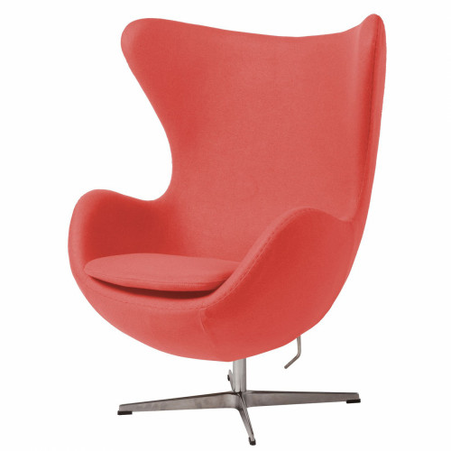 кресло egg chair коралловое в Череповце