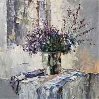картина маслом сине-фиолетовый в Череповце