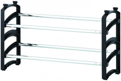 этажерка для обуви unistor duo двух ярусная раздвижная. полка-подставка для обуви в Череповце