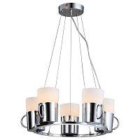 подвесная люстра arte lamp brooklyn a9484sp-5cc хром в Череповце