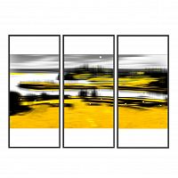 постер triptych: golden shores желтый в Череповце